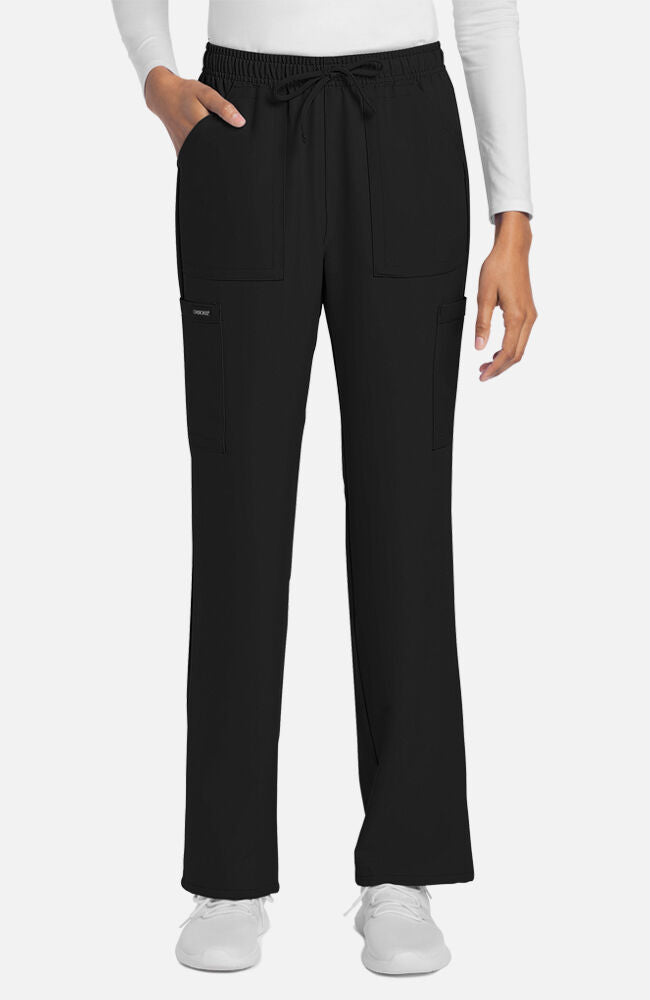 Cherokee Ultra Womens Straight Leg Scrub Trouser Ladies Scrub Trousers Cherokee Ultra Black XXS