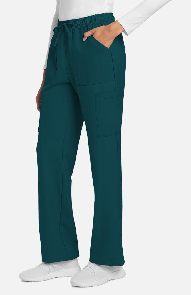 Cherokee Ultra Womens Straight Leg Scrub Trouser Ladies Scrub Trousers Cherokee Ultra Caribbean Blue XXS