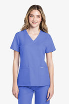 Cherokees Original Ultra Womens V-Neck Top Ladies Scrub Top Cherokee Ultra Ceil XXS