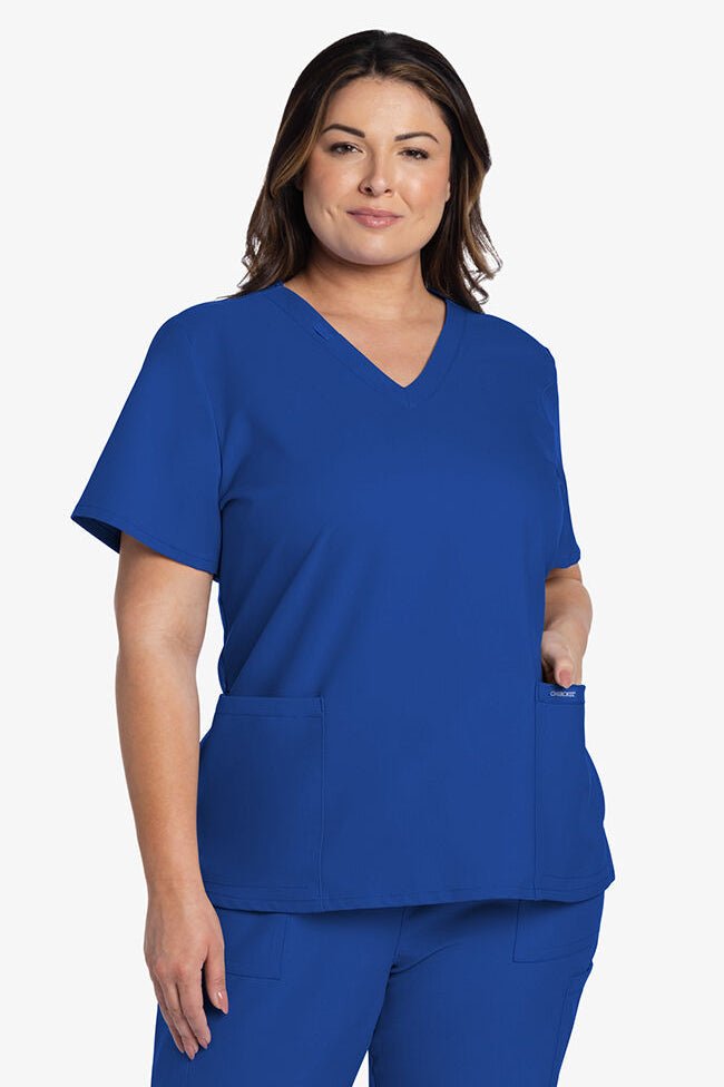 Cherokees Original Ultra Womens V-Neck Top Ladies Scrub Top Cherokee Ultra