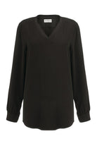 Como V-Neck Blouse Blouses Brook Taverner Black 6