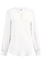 2418: Como V-Neck Blouse Blouses Brook Taverner White 6