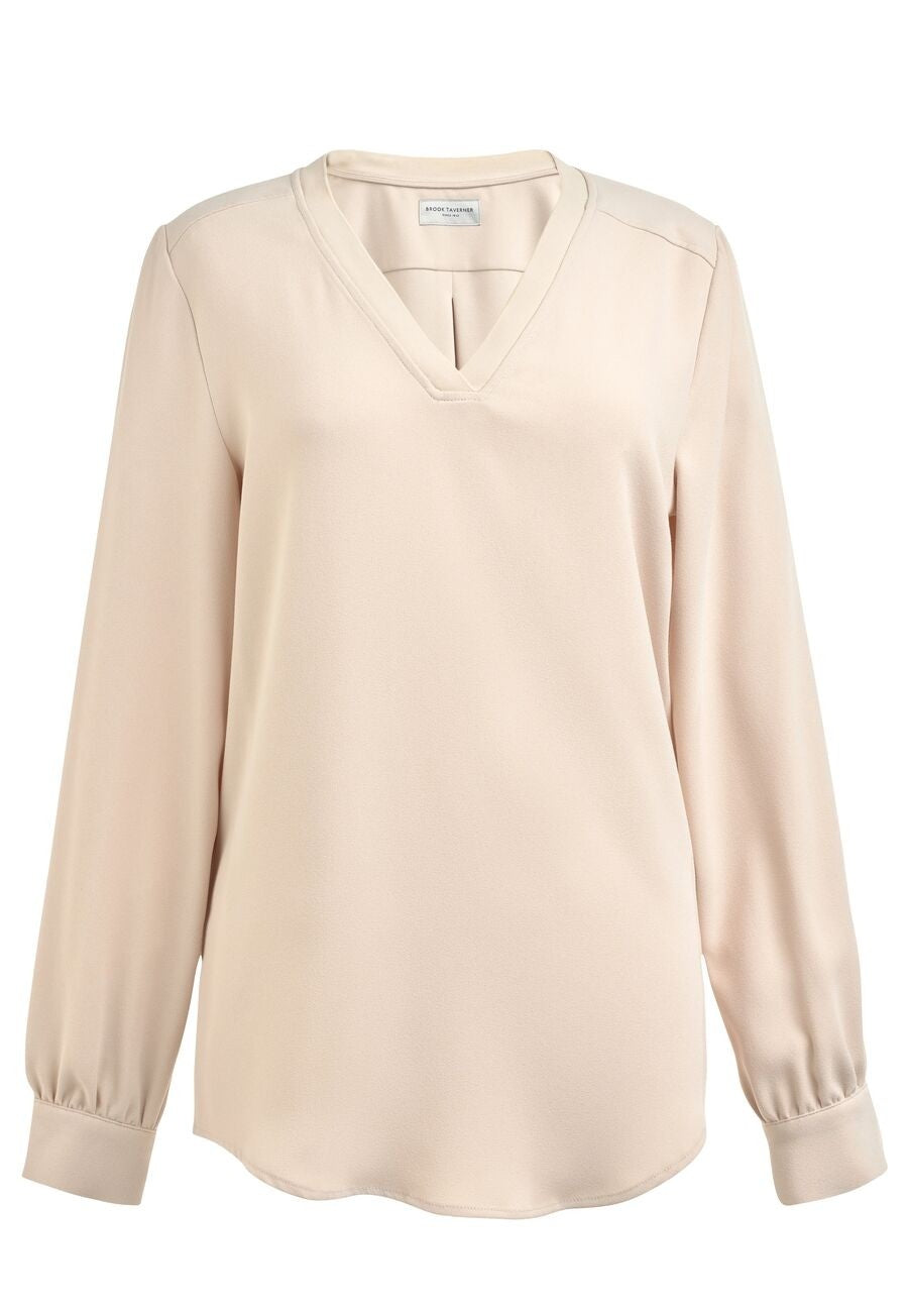 2418: Como V-Neck Blouse Blouses Brook Taverner