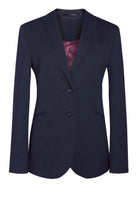 Cordelia Women's Tailored Fit Suit Jacket Ladies Suit Jacket Brook Taverner Navy Pindot 4 Regular