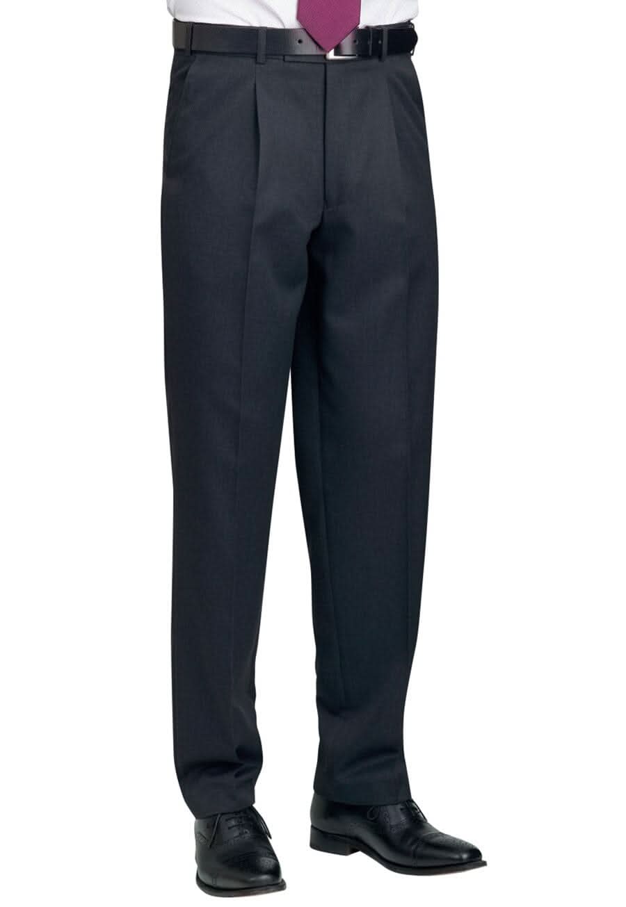メンズウェア BRIEFING CL SINGLE PLEATED DRESS PANTS Delta Single Pleat Mens Suit Trouser – The Staff Uniform Company