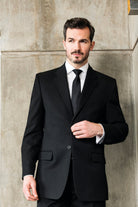 Dockland Men's Classic Fit Suit Jacket Mens Suit Jacket Clubclass Black 34 Short