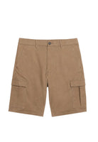 Durham Mens Chino Cargo Short Mens Chinos Brook Taverner Tan 28"