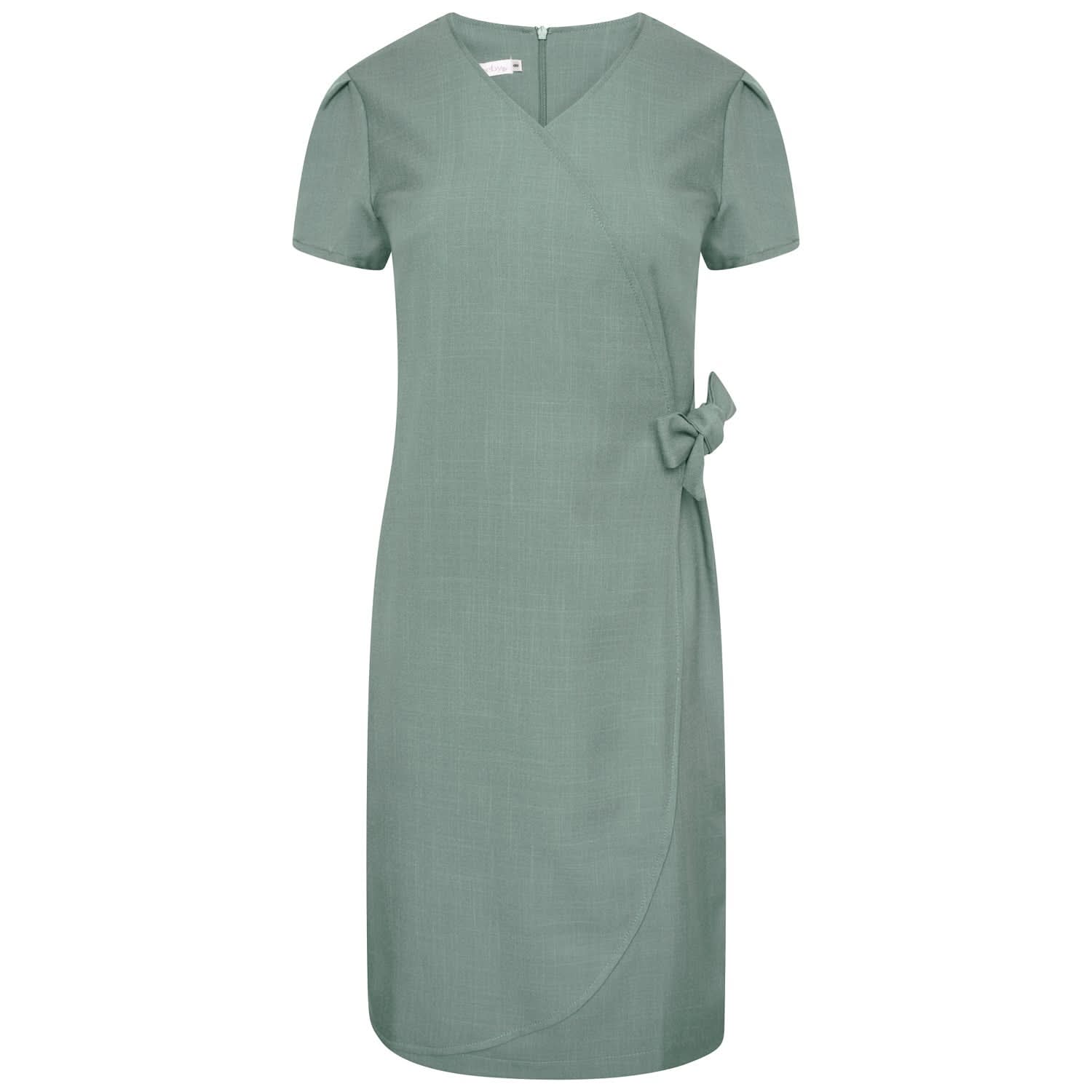 Elena Ladies Tie Wrap Beauty Dress Beauty Dresses La Beeby