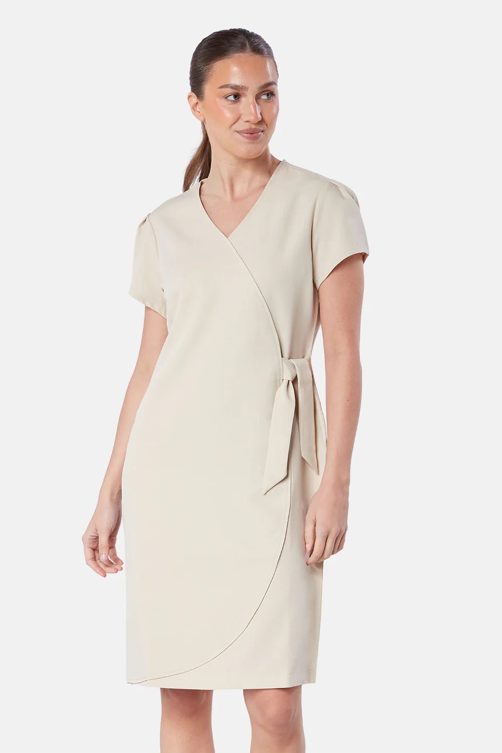 Elena Ladies Tie Wrap Beauty Dress – The Staff Uniform Company