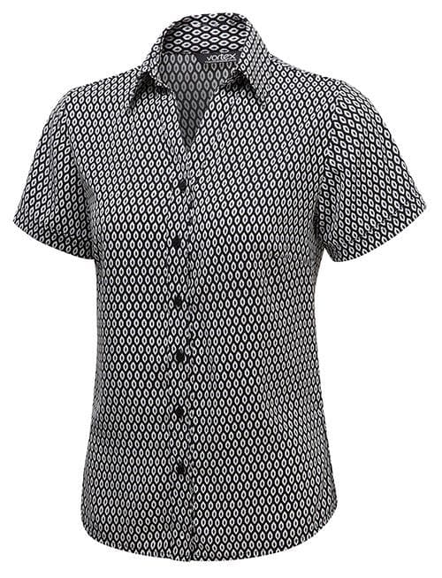 Emma Ladies Short Sleeve Blouse Blouses Vortex Designs