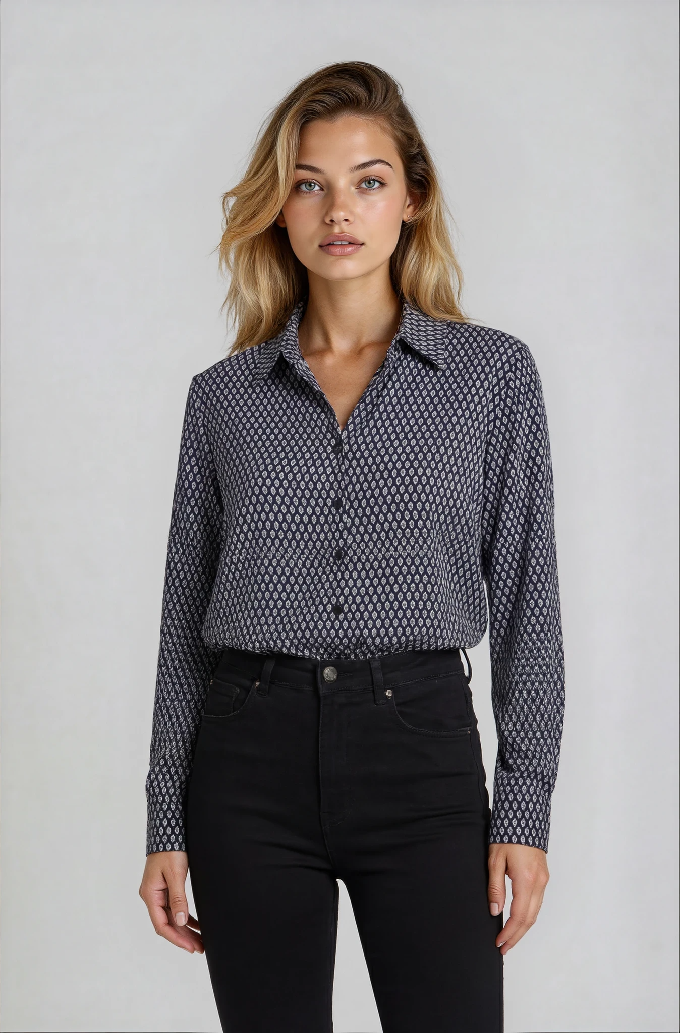 Emma Ladies Long Sleeve Blouse Blouses Vortex Designs