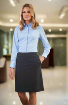 Empoli Women's A-Line Skirt Skirts Brook Taverner Charcoal 6 Regular