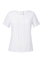 Felina Ladies Crepe de Chine Blouse Blouses Brook Taverner White 6
