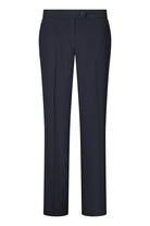 Finsbury Women's Straight Leg Trousers Ladies Suit Trouser Clubclass Navy 4 Petite (29")