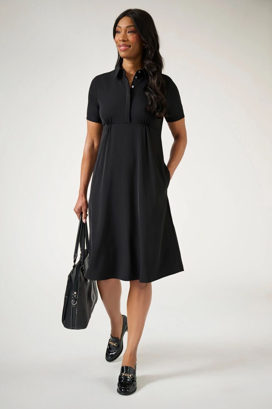 Gemini Shirt Dress Dresses Brook Taverner Black 6 Regular