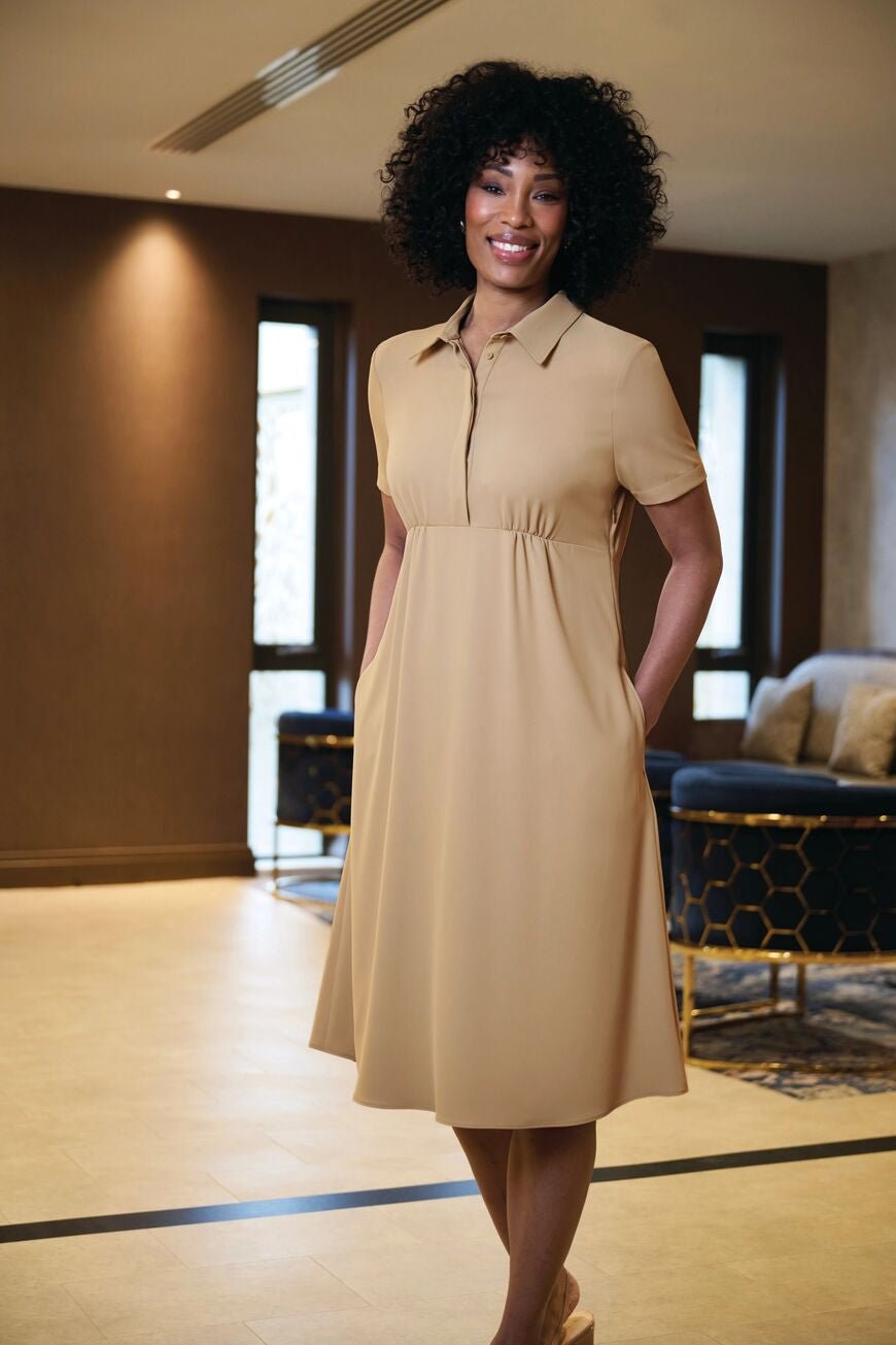 Gemini Shirt Dress Dresses Brook Taverner Sand 6 Regular