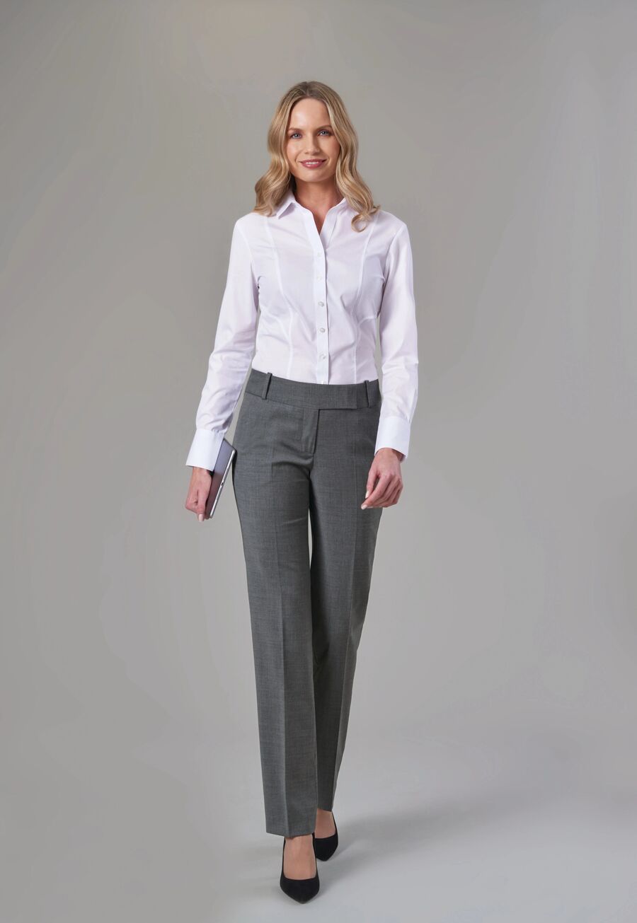 Genoa Women's Tailored Leg Suit Trouser Ladies Suit Trouser Brook Taverner