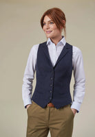 Greenville Women's Tweed Waistcoat Ladies Waistcoat Brook Taverner