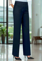 Grosvenor Women's Straight Leg Suit Trouser Ladies Suit Trouser Brook Taverner Navy 6 Short (27")