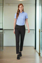 Hamilton Classic Fit Ladies Oxford Shirt Womens Short Sleeve Shirts Brook Taverner