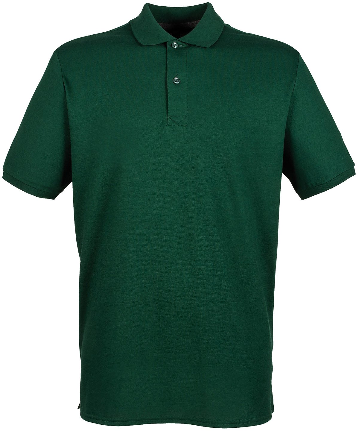 HB101: Mens Micro-fine Pique Polo Mens Polos Henbury Bottle Green S