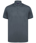 HB465: Mens Recycled Polyester Polo Mens Polos Henbury Charcoal XS