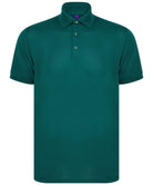 HB465: Mens Recycled Polyester Polo Mens Polos Henbury Bottle Green XS