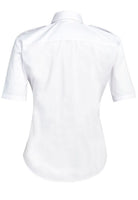 Hestia Semi-Fitted Ladies Pilot Shirt Womens Short Sleeve Shirts Brook Taverner