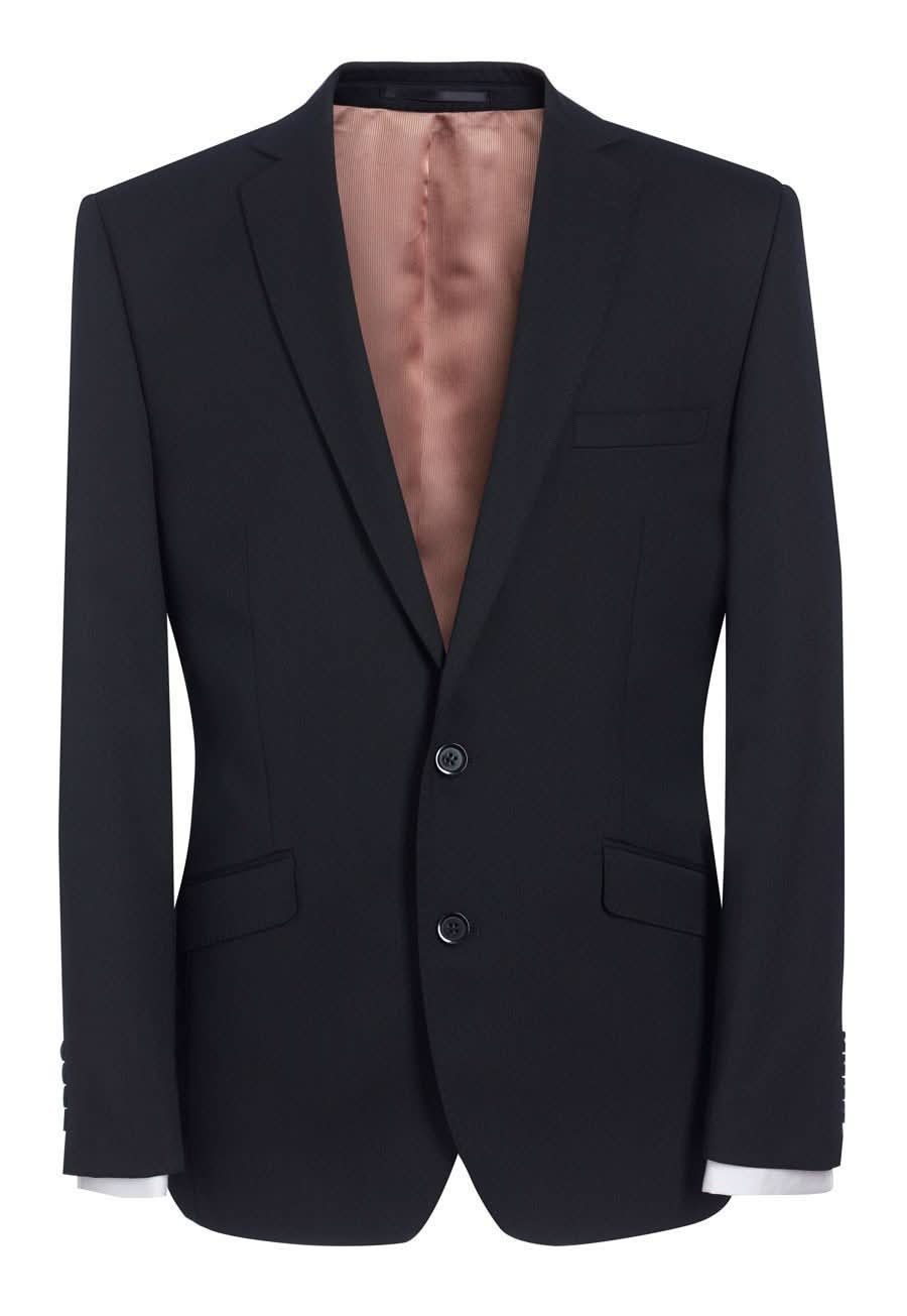 Holbeck Slim Fit Mens Suit Jacket Mens Suit Jacket Brook Taverner Black 34" Short