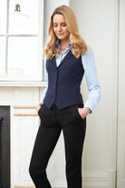 Houston Ladies Slim Leg Chino Trouser Womens Chinos Brook Taverner Black 6 Short