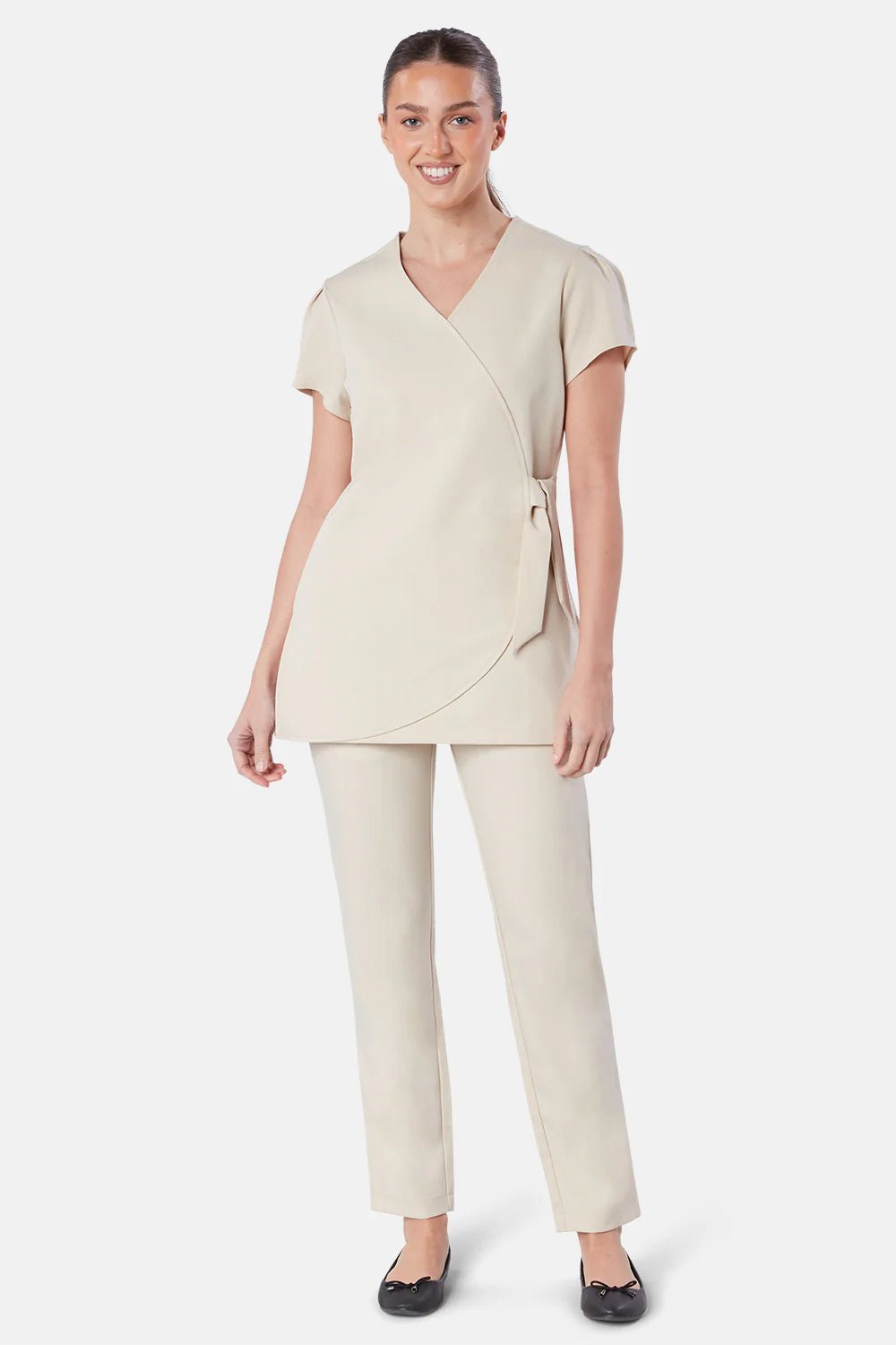 Ila Slim Leg Trouser - Long Length Salon & Spa Trousers La Beeby