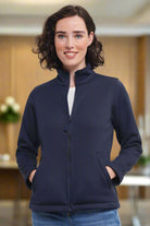 J040F: Ladies Smart Softshell Jacket Womens Softshell Jackets Russell French Navy XS