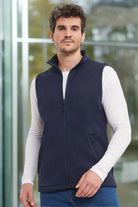 J041M: Smart Mens Softshell Gilet Mens Bodywarmers Russell French Navy XS