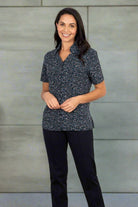Jenni Triangle Print Ladies Blouse Blouses Vortex Designs