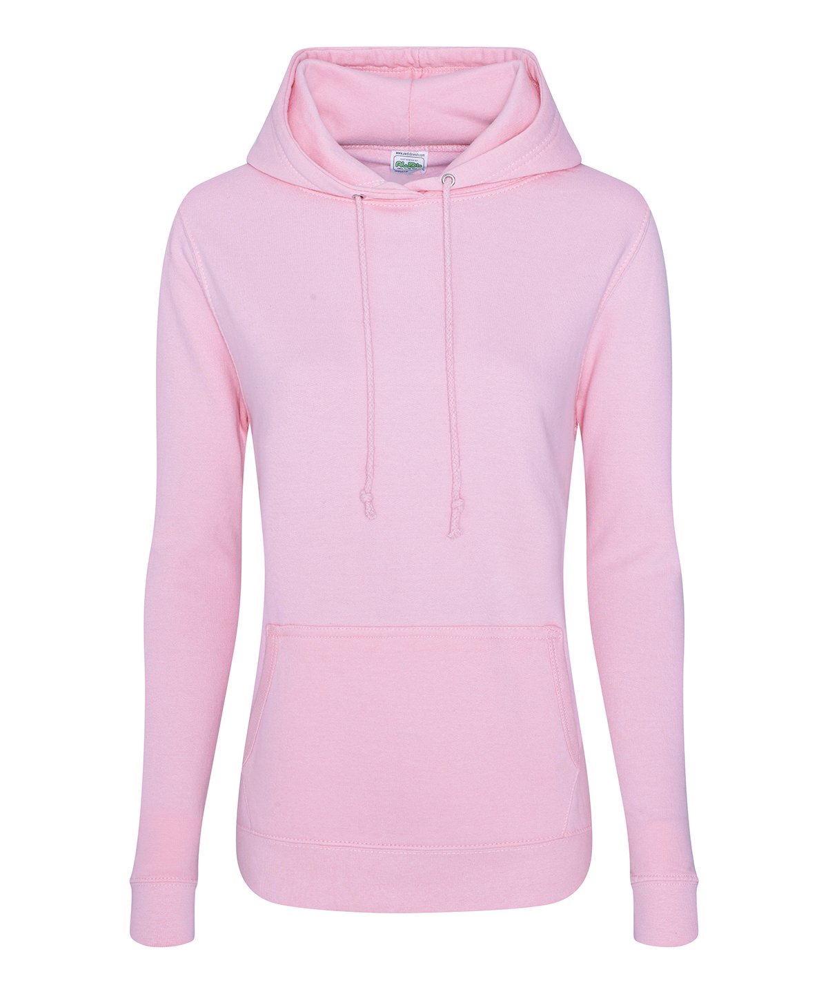 JH01F: Ladies College Style Hoodie Womens Hoodies AWDis Just Hoods Baby Pink XS