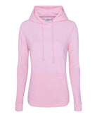 JH01F: Ladies College Style Hoodie Womens Hoodies AWDis Just Hoods Baby Pink XS