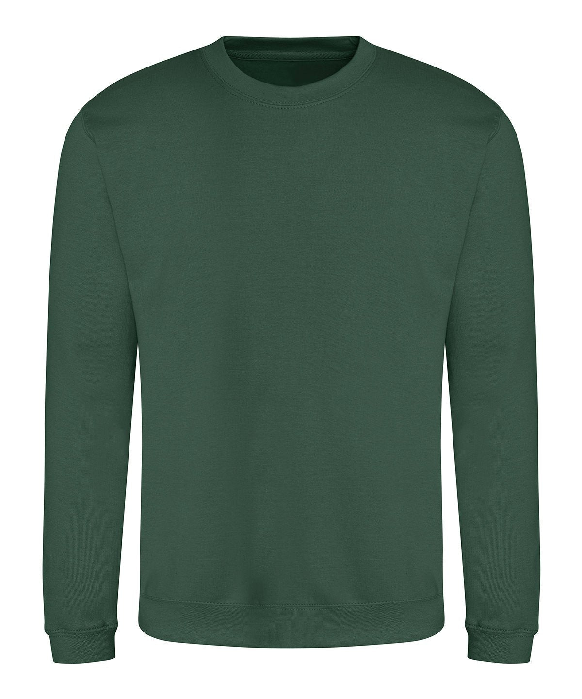 JH030: Crew Neck Sweatshirt Mens Sweatshirts AWDis Just Hoods Bottle Green XS
