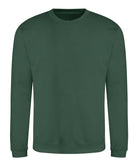 JH030: Crew Neck Sweatshirt Mens Sweatshirts AWDis Just Hoods Bottle Green XS