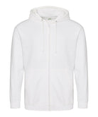 JH050: Mens Zip Hoodie Mens Hoodies AWDis Just Hoods Arctic White S