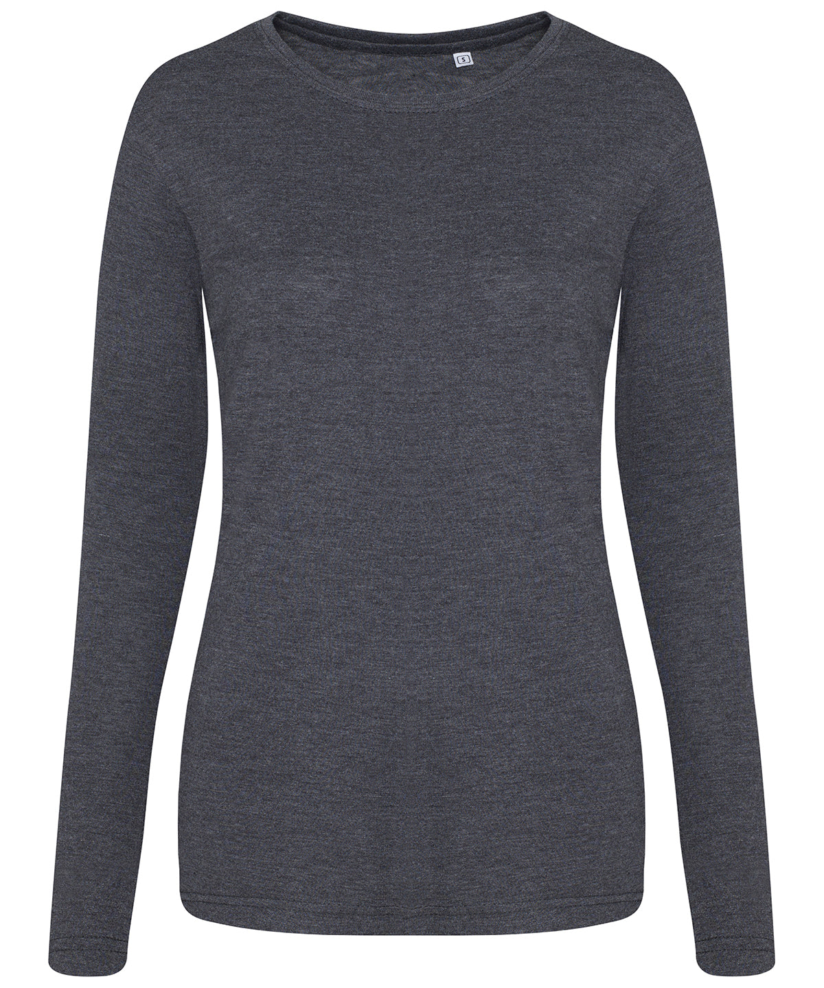 JT02F: Womens L/S Triblend Tee Womens T-Shirts AWDis Just T's Heather Charcoal XS