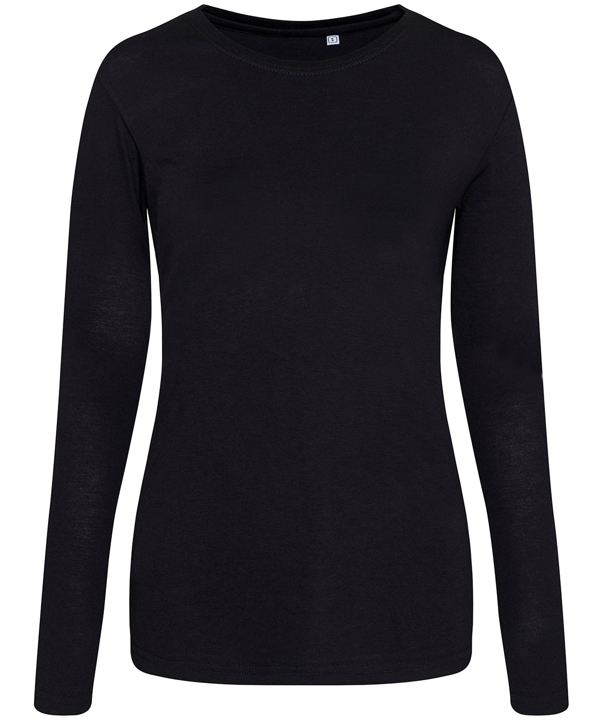 JT02F: Womens L/S Triblend Tee Womens T-Shirts AWDis Just T's Black XS