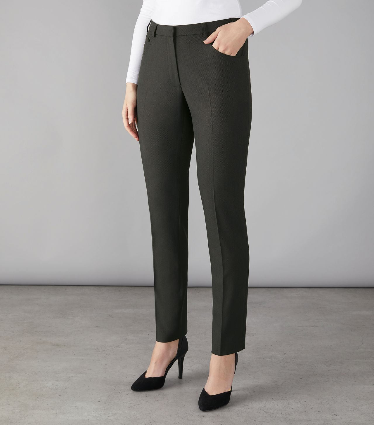 King Slim Fit Trousers Ladies Suit Trouser Clubclass