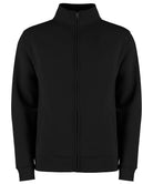 KK334: Regular Fit Zipped Sweatshirt Mens Sweatshirts Kustom Kit Black XS