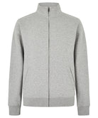 KK334: Regular Fit Zipped Sweatshirt Mens Sweatshirts Kustom Kit Heather Grey XS