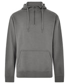 KK336: Regular Fit 1/4 Zip Hoodie Mens Hoodies Kustom Kit Dark Grey XS