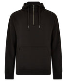 KK336: Regular Fit 1/4 Zip Hoodie Mens Hoodies Kustom Kit Black XS