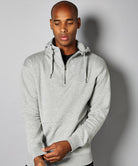 KK336: Regular Fit 1/4 Zip Hoodie Mens Hoodies Kustom Kit