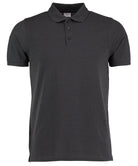 KK408: Klassic Slim Fit Heavyweight Superwash 60 Polo Mens Polos Kustom Kit Graphite XS