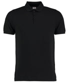 KK408: Klassic Slim Fit Heavyweight Superwash 60 Polo Mens Polos Kustom Kit Black XS