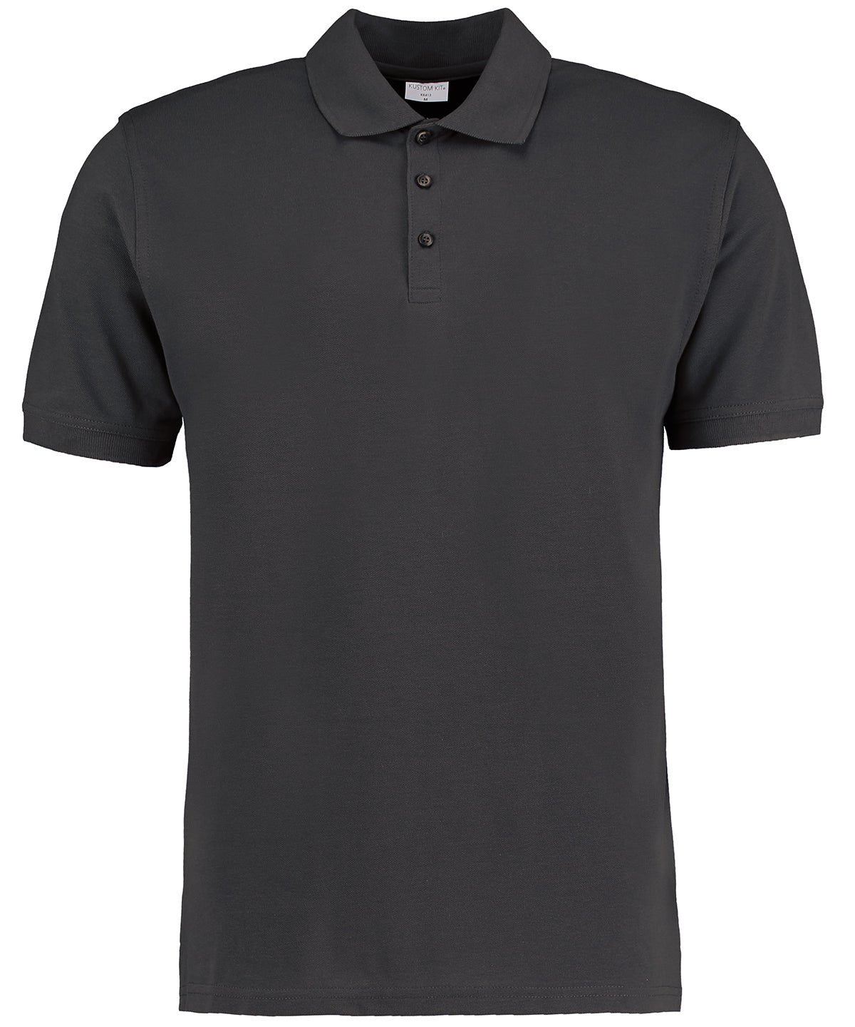 KK413: Klassic Slim Fit Superwash 60 Polo Mens Polos Kustom Kit Graphite XXS